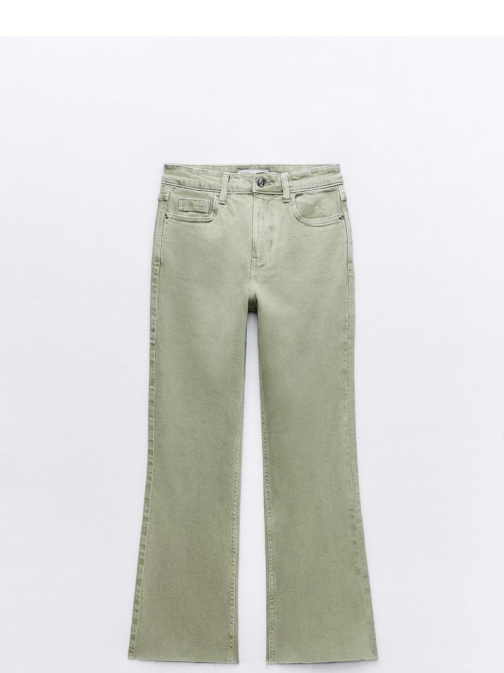 Zara FLARE Z1975 JEANS WITH A HIGH WAIST